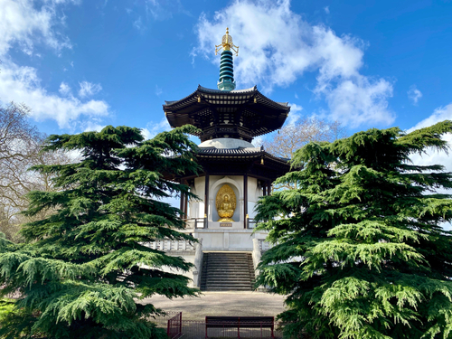 Peace Pagoda in Battersea Park
